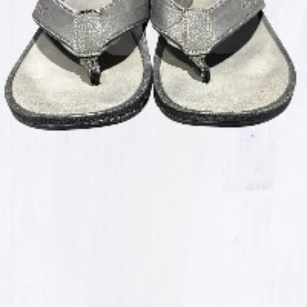 ABEO Zuma Post Flip Flop Sandals Black Size 12
